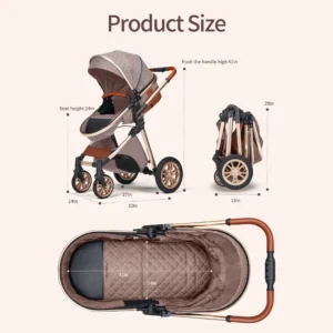 Lightweight Foldable Infant Travel Stroller