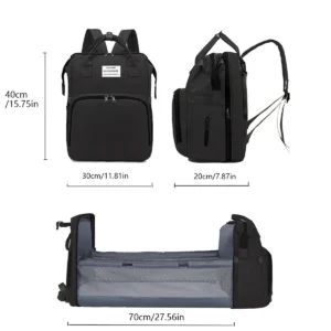 Multifunction Foldable Baby Diaper Backpack