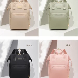 Stylish Zipper Closure Baby Diaper Backpack
