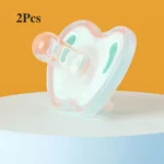 Soft Silicone Newborn Pacifier Twin-Pack