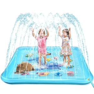 Kids outdoor splash pad summer backyard fun