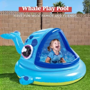 Toddler inflatable pool tent summer fun