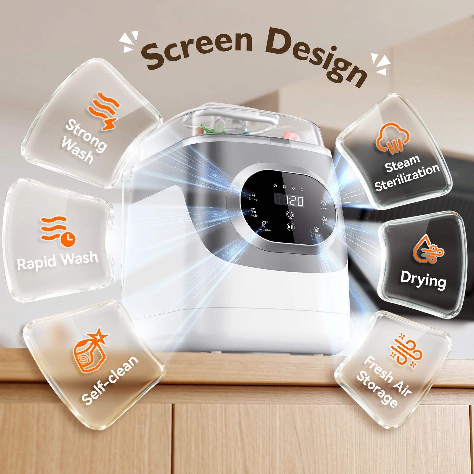 unique screen display