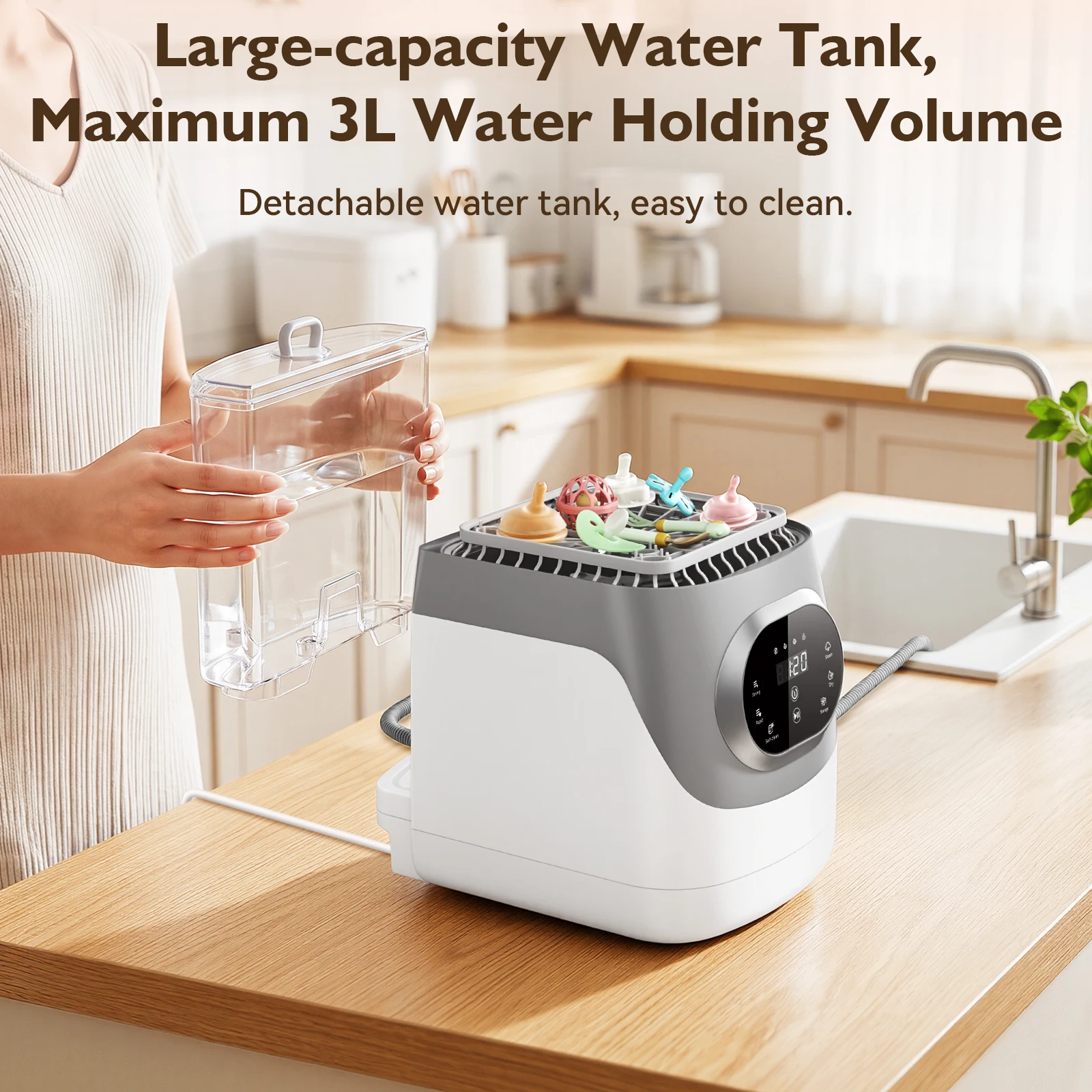 the water tank is large capacity