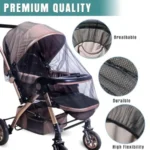 displaying the net over stroller
