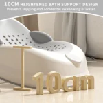 bath seat on display