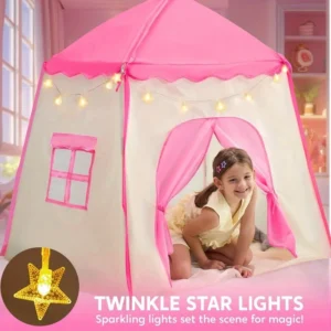 Cute indoor‑outdoor castle play tent