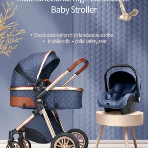 Luxury Baby Stroller 3 in 1 High Landscape Baby/Infant Carrier