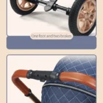 Luxury Baby Stroller 3 in 1 High Landscape Baby/Infant Carrier