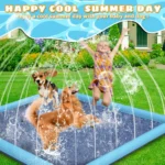 Family fun on the splashpad