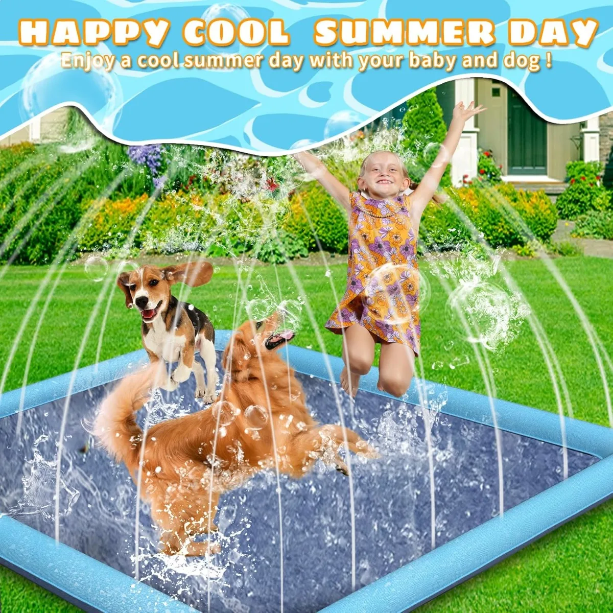 Family fun on the splashpad
