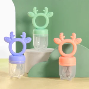 cute deer veggie feeder teether