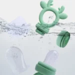 soft, silicone, bpa free & safe teether-feeder