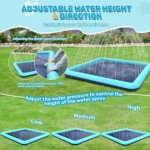 there is a adjustable water positions